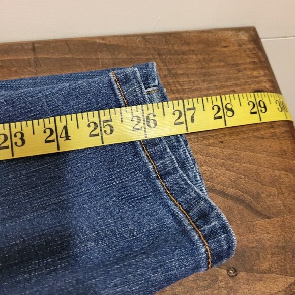 Thalia Sodi Jeans Women's sz 8 Double Button High Rise Skinny Denim Jeans - Picture 9 of 9